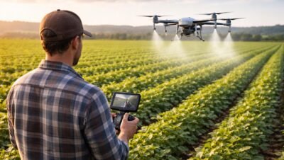 Desbravando o céu: Drones agrícolas criam empregos e alta remuneração!