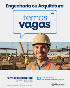 Vaga de Emprego para Engenheiro ou Arquiteto | Notícias