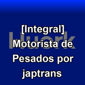 [Integral] Motorista de Pesados por japtrans