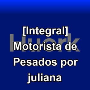 [Integral] Motorista de Pesados por juliana