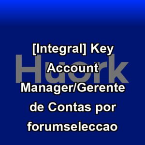 [Integral] Key Account Manager/Gerente de Contas por forumseleccao
