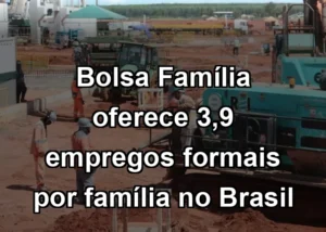Bolsa Família oferece 3,9 empregos formais por família no Brasil