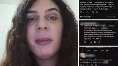 Artista trans de Santos enfrenta ataques na web em busca de emprego