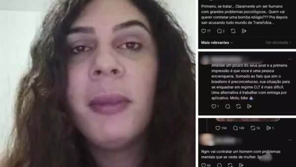 Artista trans de Santos enfrenta ataques na web em busca de emprego
